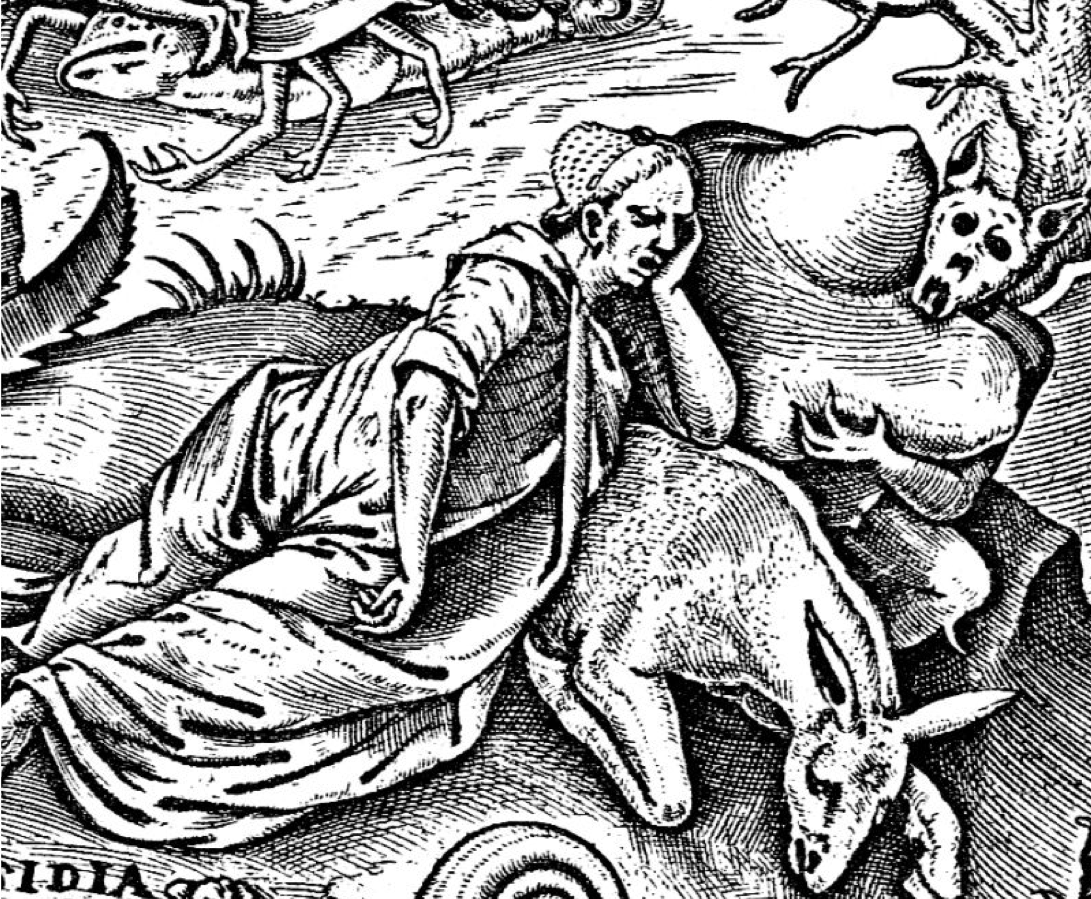 Breughel detail from seven deadly sins